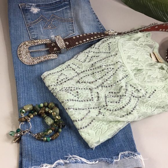 Hand Crafted Agate Nuts Bronze Quality Bracelet 🍃 - Picture 7 of 7